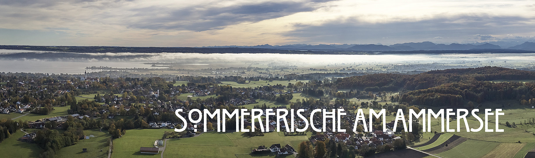 Titelbild Sommerfrische am Ammersee - von oben